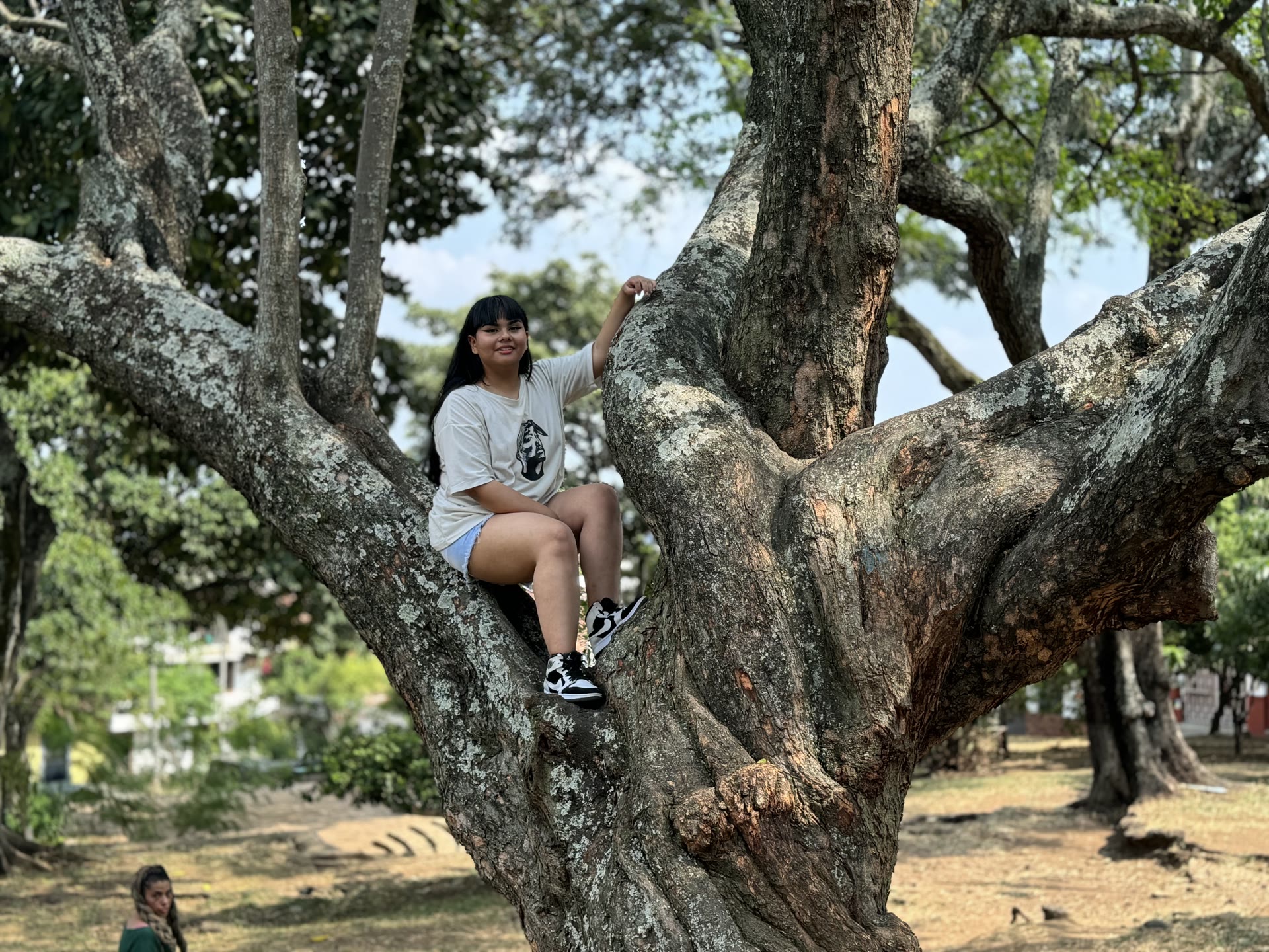 Evelyn a los 13 años