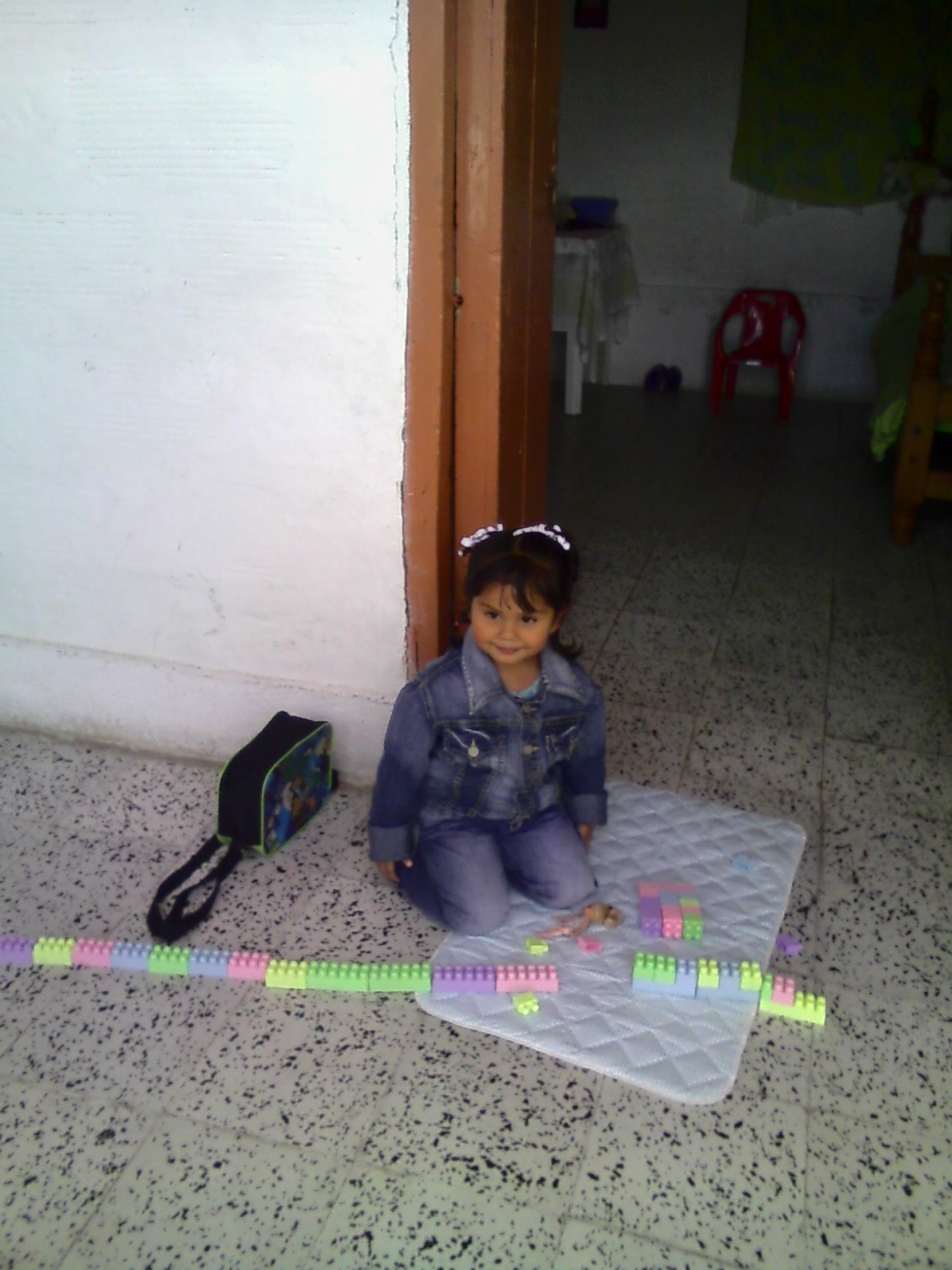 Evelyn a los 5 años