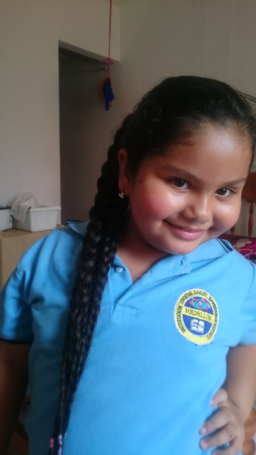Evelyn a los 6 años